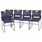Flash Furniture 881 lb. Capacity Navy Sled Base Stack Chairs, 5PK 5-RUT-2-NVY-BK-GG - alternate 6